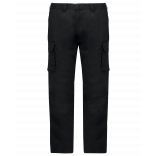 Pantalon multipoches homme K744 - Black personnalisable - Vue de face