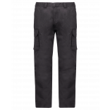 Pantalon multipoches homme K744 - Dark Grey personnalisable - Vue de face