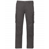 Pantalon léger multipoches homme K745 - Light Charcoal personnalisable - Vue de face