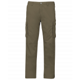Pantalon léger multipoches homme K745 - Light khaki personnalisable - Vue de face