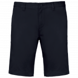 Bermuda chino homme K750 - Dark Navy personnalisable - Vue de face