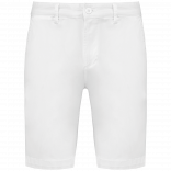 Bermuda chino homme K750 - White personnalisable - Vue de face
