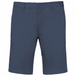 Bermuda chino homme K750 - Deep Blue personnalisable - Vue de face