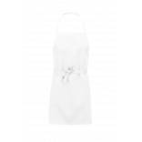 Tablier polycoton léger K8001 - White personnalisable - Vue de face