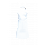 Tablier avec poche en coton Bio K8007 - White personnalisable - Vue de face