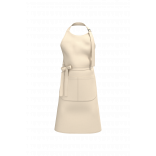 Tablier avec poche en coton Bio K8007 - Angora personnalisable - Vue de face