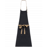 Tablier écoresponsable unisexe K8013 - Carbon personnalisable - Vue de face