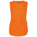 Tunique femme K822 - Orange personnalisable - Vue de face