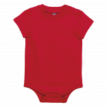 Body manches courtes bébé K831 - Red personnalisable - Vue de face