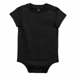 Body manches courtes bébé K831 - Black personnalisable - Vue de face