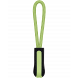 Tire-zip K851 - Black / Lime personnalisable - Vue de face