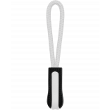 Tire-zip K851 - Black / White personnalisable - Vue de face