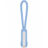 Tire-zip K851 - Sky Blue / White personnalisable - Vue de face