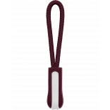 Tire-zip K851 - Wine / White personnalisable - Vue de face