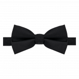 Noeud papillon K859 - Black personnalisable - Vue de face