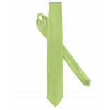 Cravate satinée K860 - Lime personnalisable - Vue de face