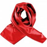 Foulard satiné K861 - Red personnalisable - Vue de face