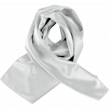 Foulard satiné K861 - Silver personnalisable - Vue de face