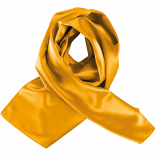 Foulard satiné K861 - Yellow personnalisable - Vue de face