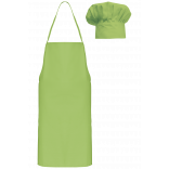 Kit chef cuisinier enfant K884 - Lime personnalisable - Vue de face