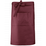 Tablier coton long K887 - Wine personnalisable - Vue de face