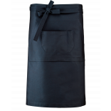 Tablier coton long K887 - Navy personnalisable - Vue de face