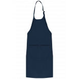 Tablier enfant K889 - Navy personnalisable - Vue de face