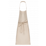 Tablier coton sans poche K895 - Angora personnalisable - Vue de face