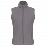 Bodywarmer micropolaire femme K906 - Convoy Grey personnalisable - Vue de face