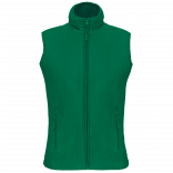 Bodywarmer micropolaire femme K906 - Kelly Green personnalisable - Vue de face
