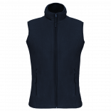 Bodywarmer micropolaire femme K906 - Navy personnalisable - Vue de face