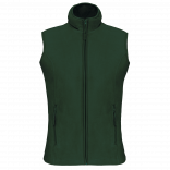 Bodywarmer micropolaire femme K906 - Forest Green personnalisable - Vue de face