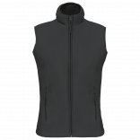 Bodywarmer micropolaire femme K906 - Dark Grey personnalisable - Vue de face