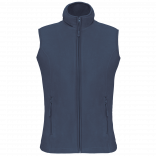 Bodywarmer micropolaire femme K906 - Deep Blue personnalisable - Vue de face