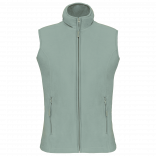Bodywarmer micropolaire femme K906 - Sage personnalisable - Vue de face