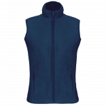 Bodywarmer micropolaire femme K906 - True Indigo personnalisable - Vue de face