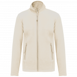 Veste micropolaire zippée femme K907 - Natural personnalisable - Vue de face