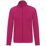 Veste micropolaire zippée femme K907 - Fuchsia personnalisable - Vue de face