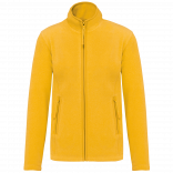 Veste micropolaire zippée femme K907 - Yellow personnalisable - Vue de face