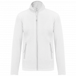 Veste micropolaire zippée femme K907 - White personnalisable - Vue de face