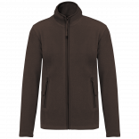 Veste micropolaire zippée femme K907 - Chocolate personnalisable - Vue de face