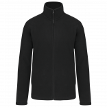Veste micropolaire zippée unisexe K9102 - Black personnalisable - Vue de face