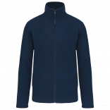Veste micropolaire zippée unisexe K9102 - Navy personnalisable - Vue de face