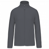 Veste micropolaire zippée unisexe K9102 - Convoy Grey personnalisable - Vue de face
