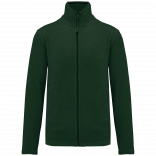 Veste micropolaire zippée homme K911 - Forest Green personnalisable - Vue de face