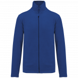 Veste micropolaire zippée homme K911 - Royal Blue personnalisable - Vue de face