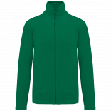 Veste micropolaire zippée homme K911 - Kelly Green personnalisable - Vue de face
