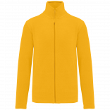 Veste micropolaire zippée homme K911 - Yellow personnalisable - Vue de face