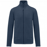 Veste micropolaire zippée homme K911 - Deep Blue personnalisable - Vue de face