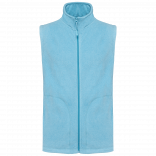 Bodywarmer micropolaire homme K913 - Cloudy blue heather personnalisable - Vue de face